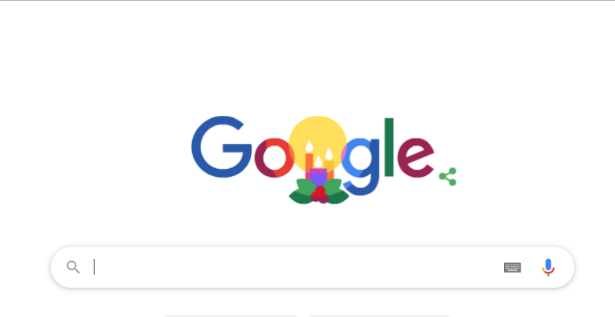 Καλές γιορτές: Οι ευχές της Google μέσα από ένα doodle