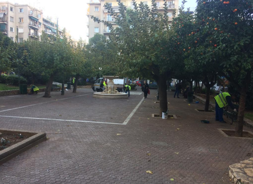 Δήμος Αθηναίων: «Λίφτινγκ» στην πλατεία Αμερικής 