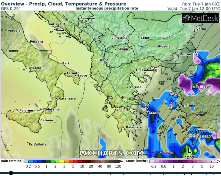 Κακοκαιρία «Ηφαιστίων»: Τι πρέπει να ξέρεις για τον καιρό τις επόμενες ώρες - Δείτε χάρτες
