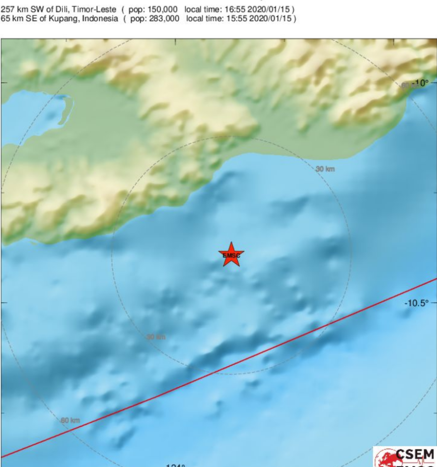 Σεισμός: 5,6 Ρίχτερ στην Ινδονησία 
