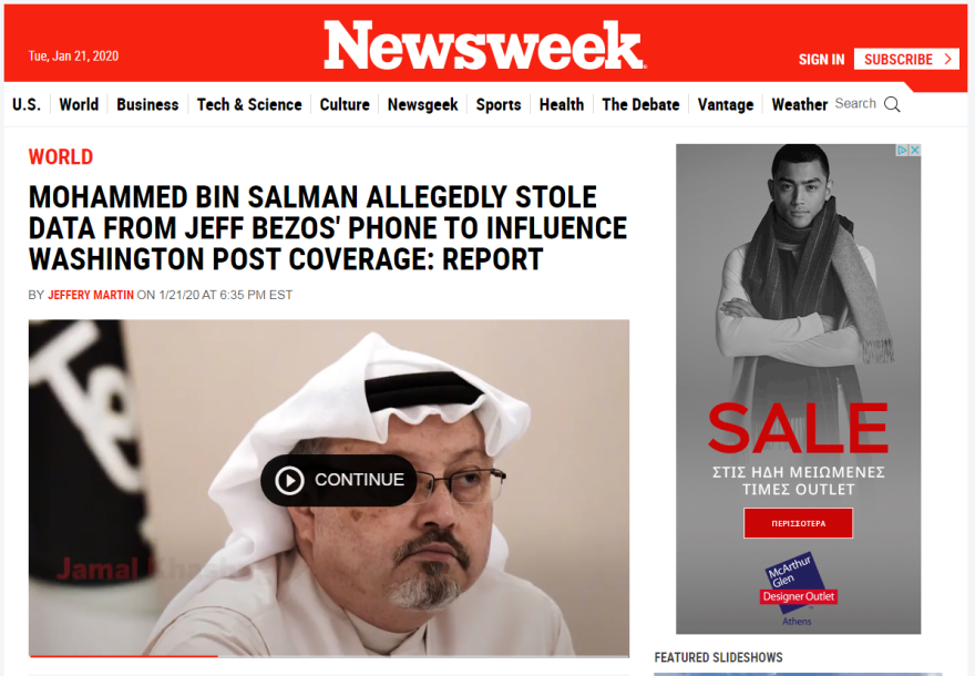 Ο πρίγκιπας Σαλμάν «χάκαρε» το κινητό του Τζεφ Μπέζος για την υπόθεση Κασόγκι;