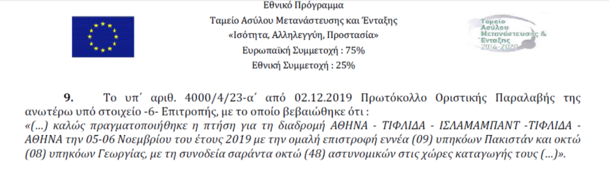 Με πτήσεις τσάρτερ οι απελάσεις Πακιστανών 