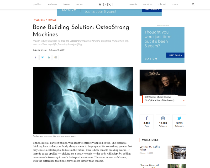 Γράφουν για την Osteostrong: «Αυτή η τεχνολογία είναι μεγαλοφυής» - Τα πρωτοσέλιδα του διεθνούς Τύπου 