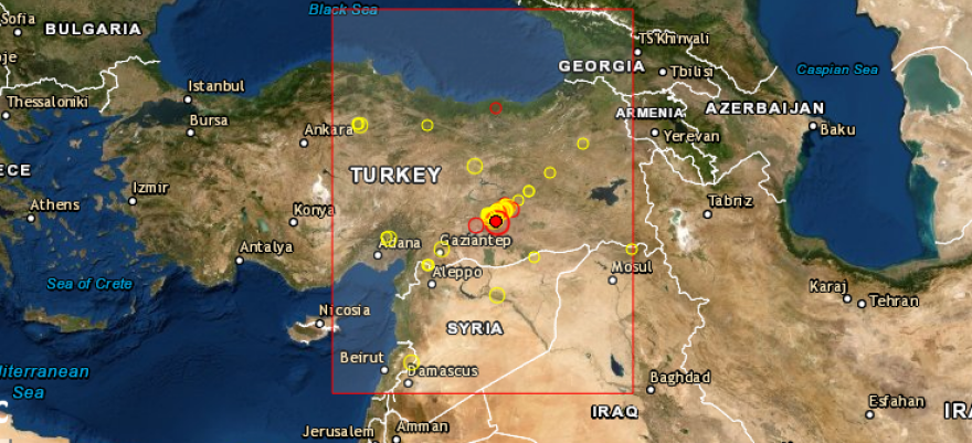 Σεισμός στην Τουρκία: 5 Ρίχτερ κοντά στα σύνορα με τη Συρία