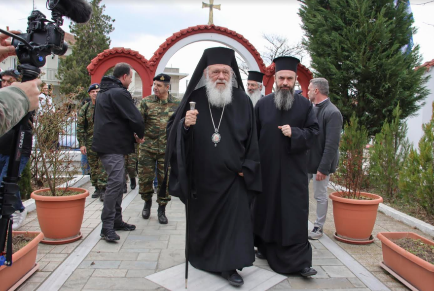 Ιερώνυμος από Καστανιές: «Συγχαρητήρια στους άντρες στρατού και αστυνομίας για το έργο τους»