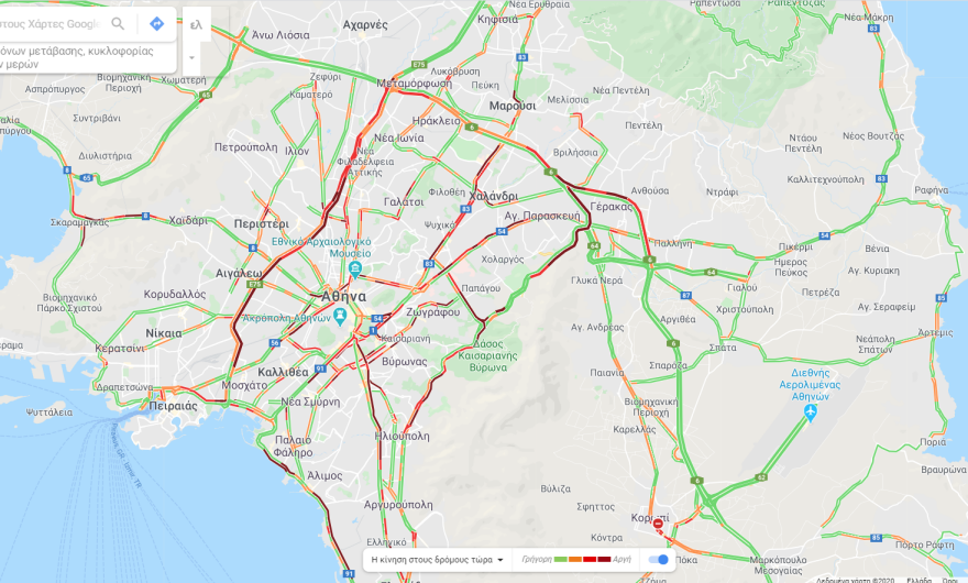 Κίνηση - Καιρός: Μποτιλιάρισμα για ώρες και ουρές χιλιομέτρων στους δρόμους - Δείτε LIVE την κίνηση 