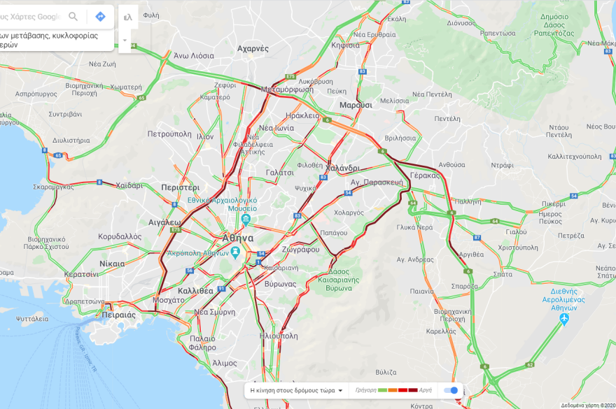 Κίνηση-Καιρός: Τεράστιο μποτιλιάρισμα στους δρόμους - Ουρές χιλιομέτρων, λόγω βροχής - Δείτε LIVE