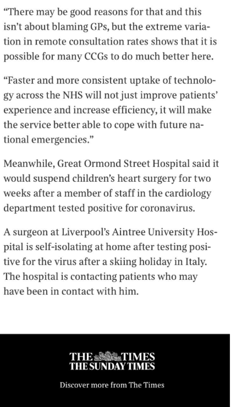 Κορωνοϊός στο Λονδίνο: Κρούσμα στο μεγαλύτερο παιδιατρικό νοσοκομείο Gosh - Γιατρός θετικός στον ιό 