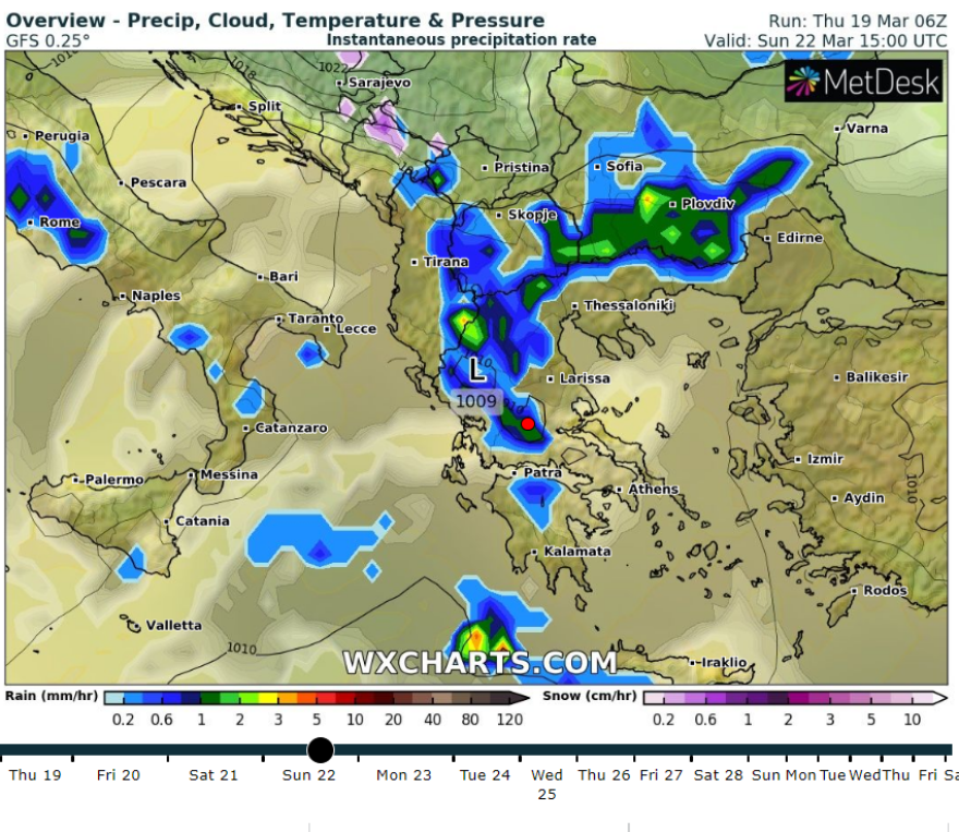 Καιρός: Κακοκαιρία από εβδομάδα με καταιγίδες και πτώση της θερμοκρασίας - Δείτε χάρτες και βίντεο 