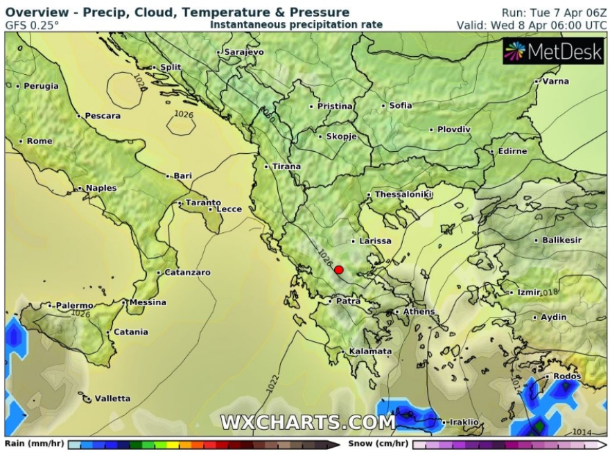 Καιρός: Γενικά βελτιωμένος - Λίγα βροχές στα νότια - Επιμένουν οι ισχυροί άνεμοι