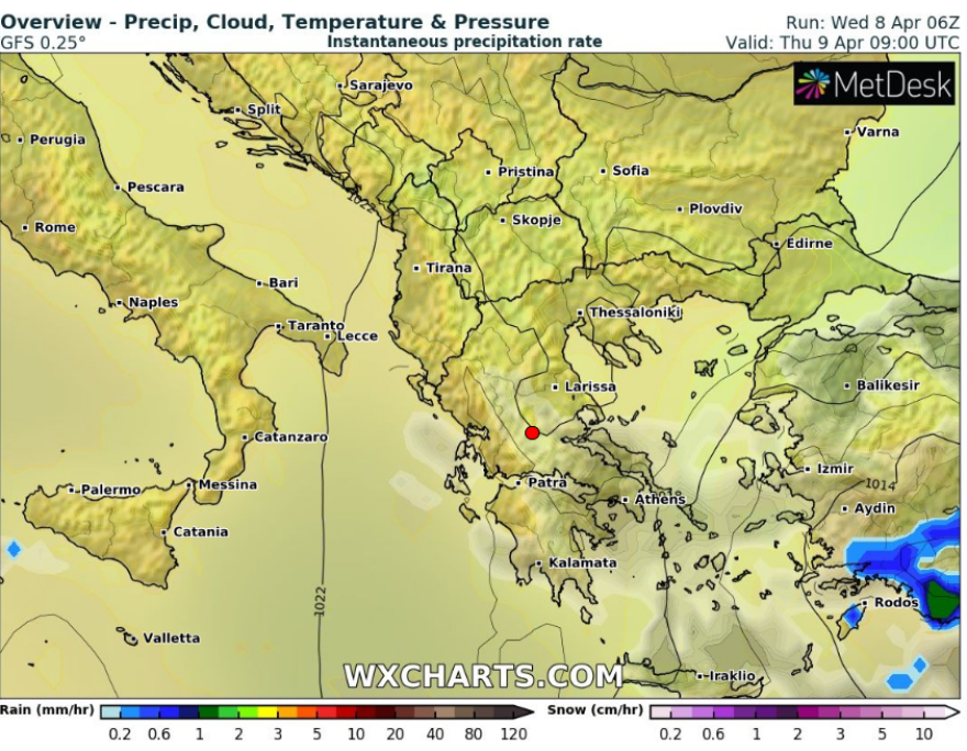 Καιρός την Πέμπτη: Βοριάδες έως 8 μποφόρ - Αναλυτικοί χάρτες 