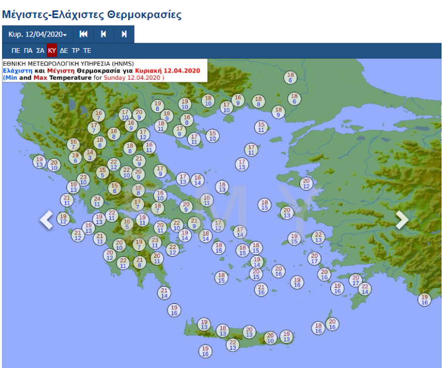 Καιρός: Καλοκαιρινές θερμοκρασίες σε όλη τη χώρα 