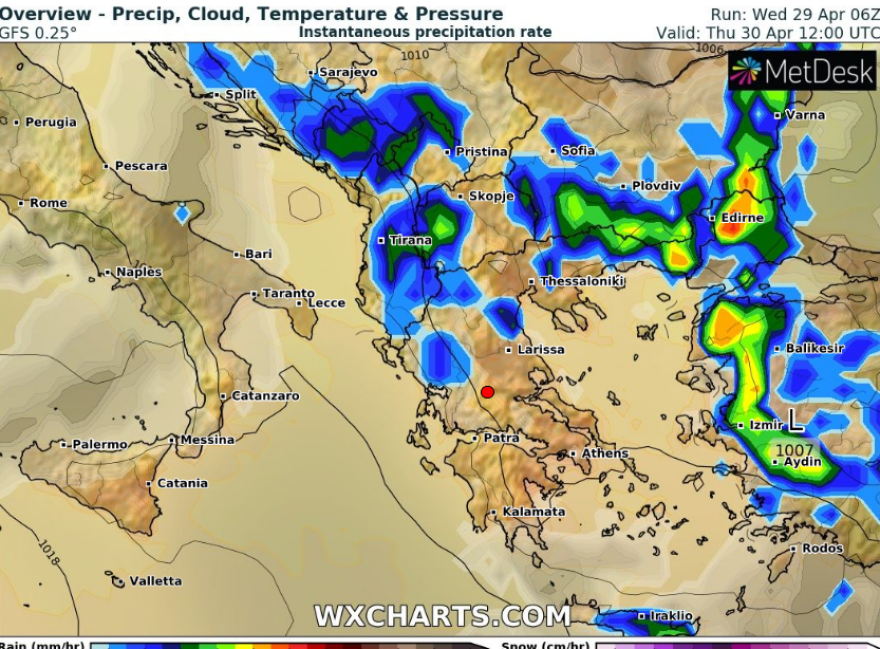 Καιρός: Υψηλές θερμοκρασίες έως και 30 βαθμοί και τοπικές βροχές στα ηπειρωτικά 