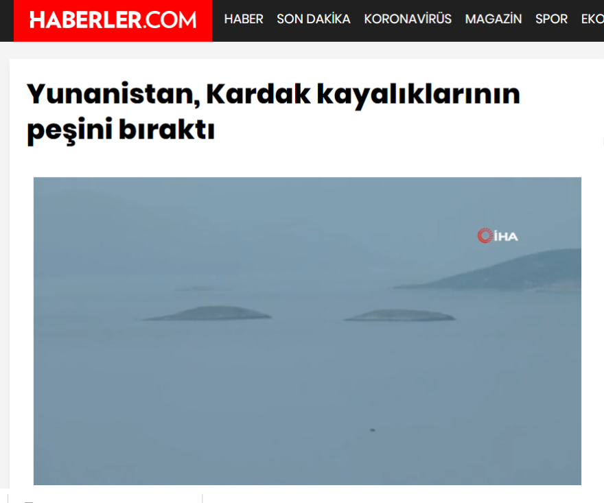 Τουρκία: Προκαλούν οι Τούρκοι με δημοσιεύματα για τα Ίμια