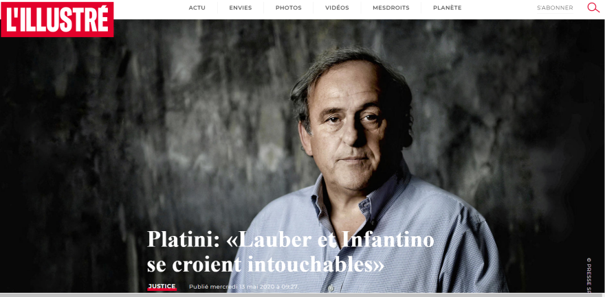 Πλατινί: «Ο Ινφαντίνο πρέπει να παραιτηθεί»