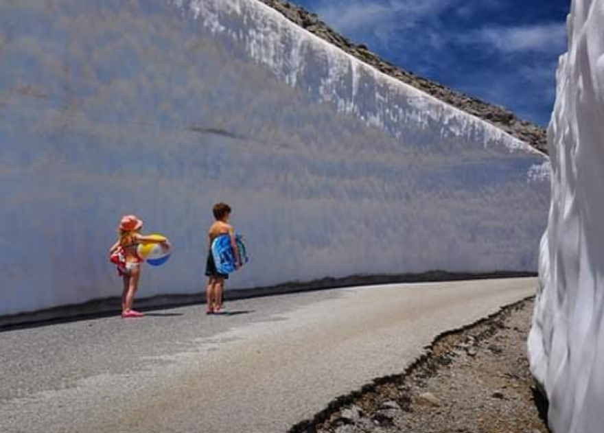 Οι φωτογραφίες από τη… χιονισμένη Κρήτη που έγιναν viral