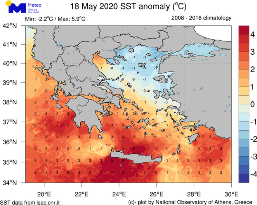 Καιρός: Σκόνη και μικρή υποχώρηση της ζέστης την Τρίτη