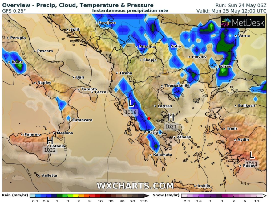 Καιρός: Εβδομάδα με βροχές, καταιγίδες και πτώση της θερμοκρασίας - Ποιες περιοχές θα επηρεαστούν 