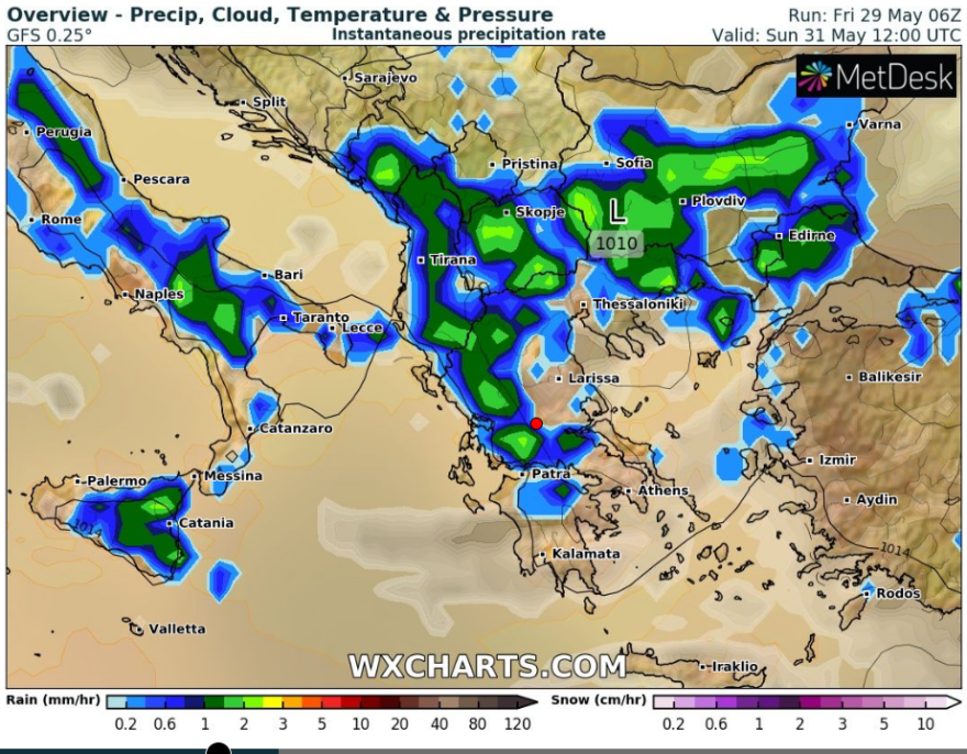 Καιρός - Αγίου Πνεύματος: Σαββατοκύριακο με καταιγίδες - Με 30άρια το τριήμερο