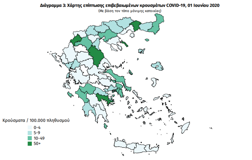 Κορωνοϊός: Tέσσερις θάνατοι, δύο νέα κρούσματα 