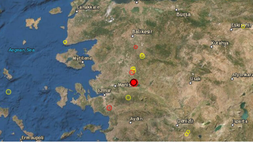 Σεισμός τώρα: 5,2 Ρίχτερ στη δυτική Τουρκία