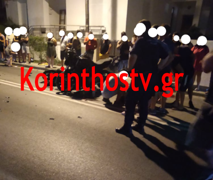 Κορινθία: Σοβαρό τροχαίο από σύγκρουση μηχανών - Τέσσερις τραυματίες 