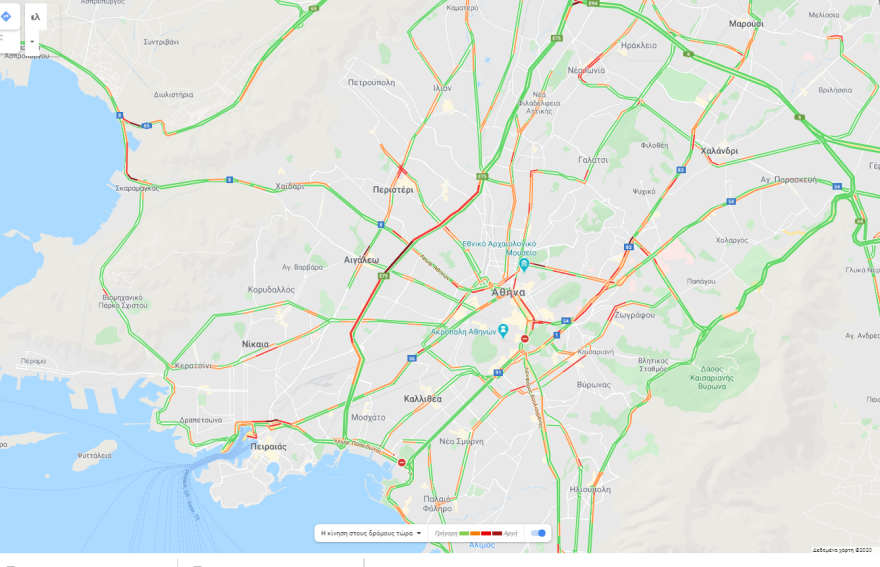 Κίνηση: Χωρίς μποτιλιάρισμα η Αθηνών - Λαμίας, μετά το τροχαίο