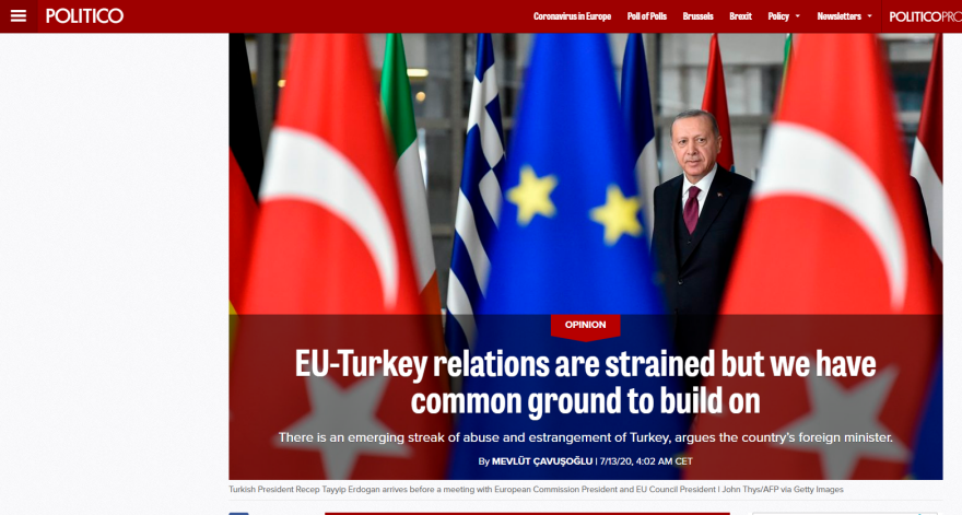 Αγία Σοφία - Προκαλεί ο Τσαβούσογλου: Η Ελλάδα δεν έχει δικαίωμα να μιλάει