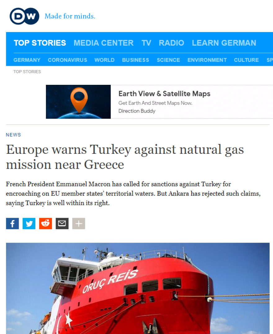 Ελληνοτουρκικά: Με τη «ματιά» της Ελλάδας βλέπουν τα γεγονότα τα ξένα ΜΜΕ 