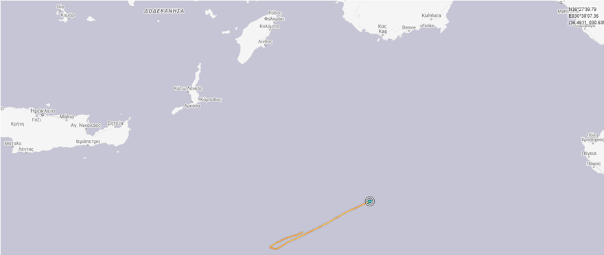 Tο Oruc Reis βγήκε από την ελληνική υφαλοκρηπίδα, αλλά έκανε αναστροφή και επιστρέφει 