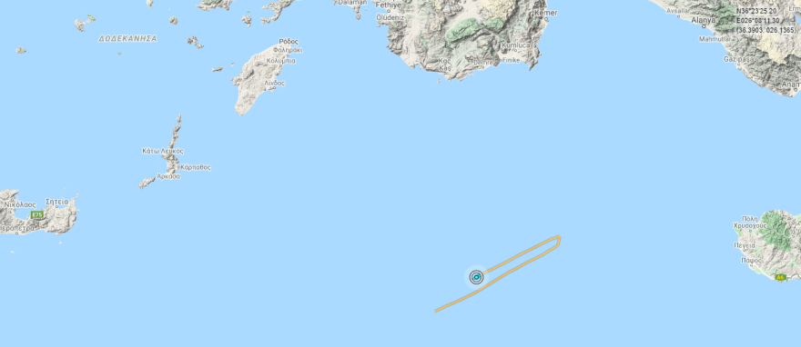 Ελληνοτουρκικά - Σε ελληνική υφαλοκρηπίδα το Oruc Reis: Συνεχίζει δυτική πορεία