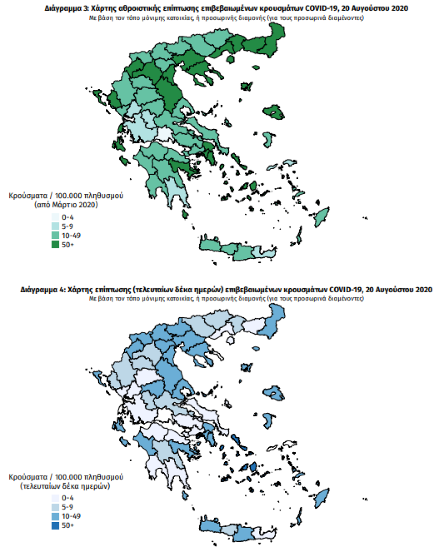 Κρούσματα κορωνοϊού: Ανακοινώθηκαν 269 το τελευταίο 24ωρο