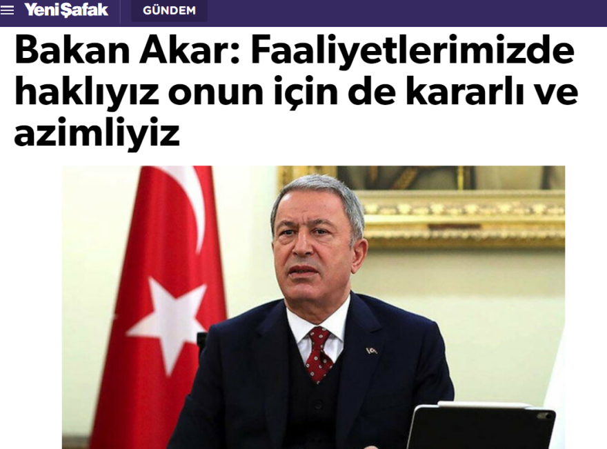 Προκαλεί ο Ακάρ: Η ελληνική αντι-NAVTEX παραβιάζει το δίκαιο της θάλασσας