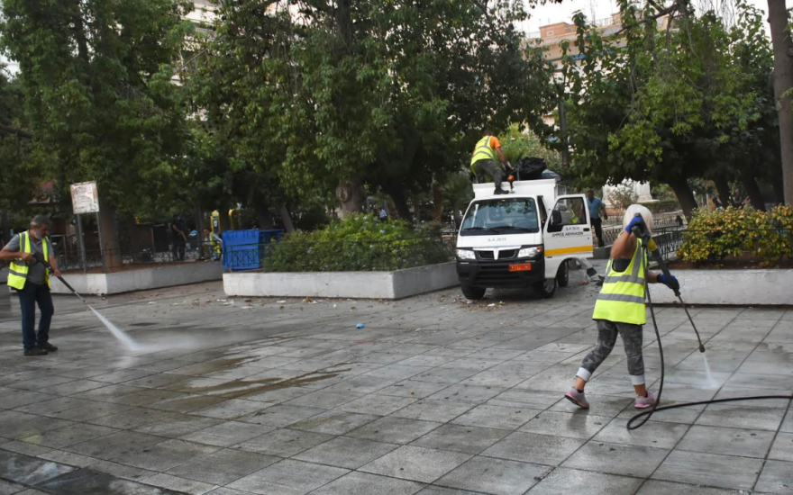 Πρόσφυγες: Επιχείρηση εκκένωσης της πλατείας Βικτωρίας