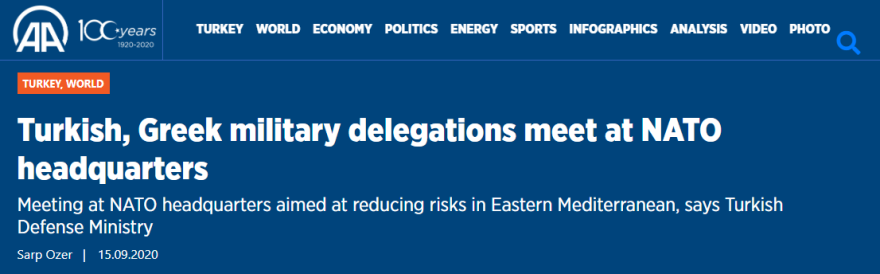 Συναντήθηκαν οι στρατιωτικές αντιπροσωπείες Ελλάδας - Τουρκίας στο ΝΑΤΟ