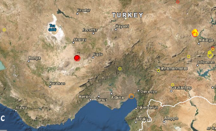 Ισχυρός σεισμός 5,3 Ρίχτερ στην Κεντρική Τουρκία