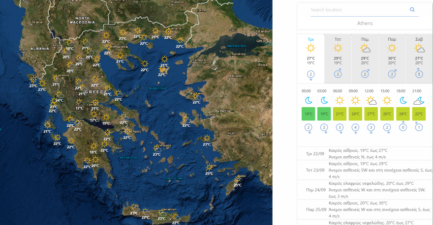 Καιρός στην Αθήνα: Φθινόπωρο από σήμερα με «εναλλαγές» ήλιου, συννεφιάς - Βροχές από την Πέμπτη