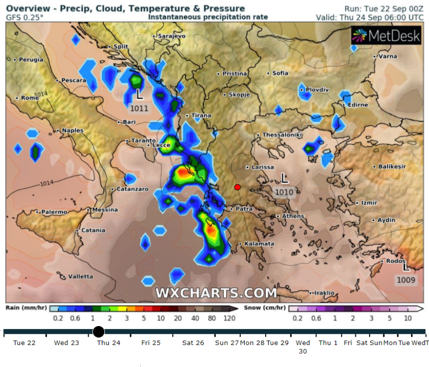 Καιρός: Έρχονται νέες βροχές και καταιγίδες στα δυτικά - Δείτε χάρτες