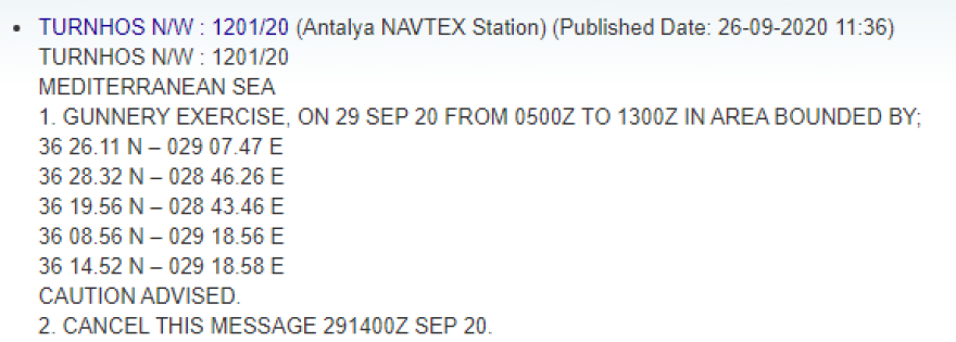 Το χαβά της η Τουρκία: Νέα NAVTEX για άσκηση μεταξύ Ρόδου και Καστελόριζου