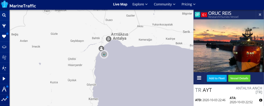 Ελληνοτουρκικά: «Έτοιμο για νέα αποστολή το Oruc Reis» γράφει η Γενί Σαφάκ 