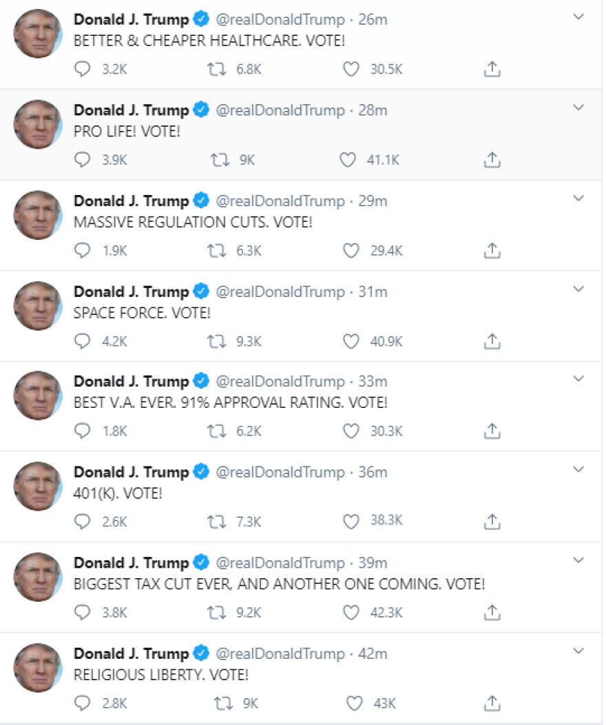 Τραμπ: Προεκλογική εκστρατεία από το νοσοκομείο μέσω... twitter 