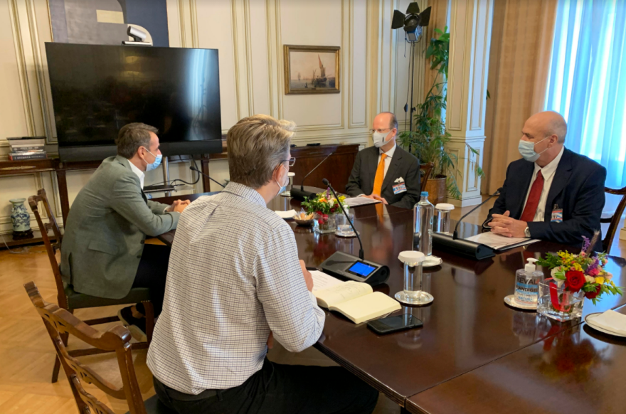 Συνάντηση Μητσοτάκη με τον CEO της Boehringer Ingelheim