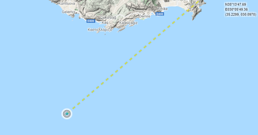 Στην περιοχή της παράνομης NAVTEX πλέει το Oruc Reis - Δείτε χάρτη
