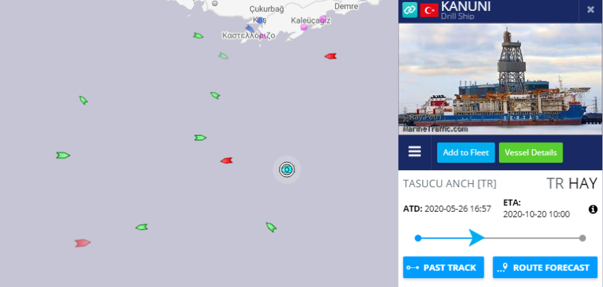 «Παιχνίδι» της Τουρκίας με γεωτρύπανο στο Καστελόριζο μέσα στη νύχτα 