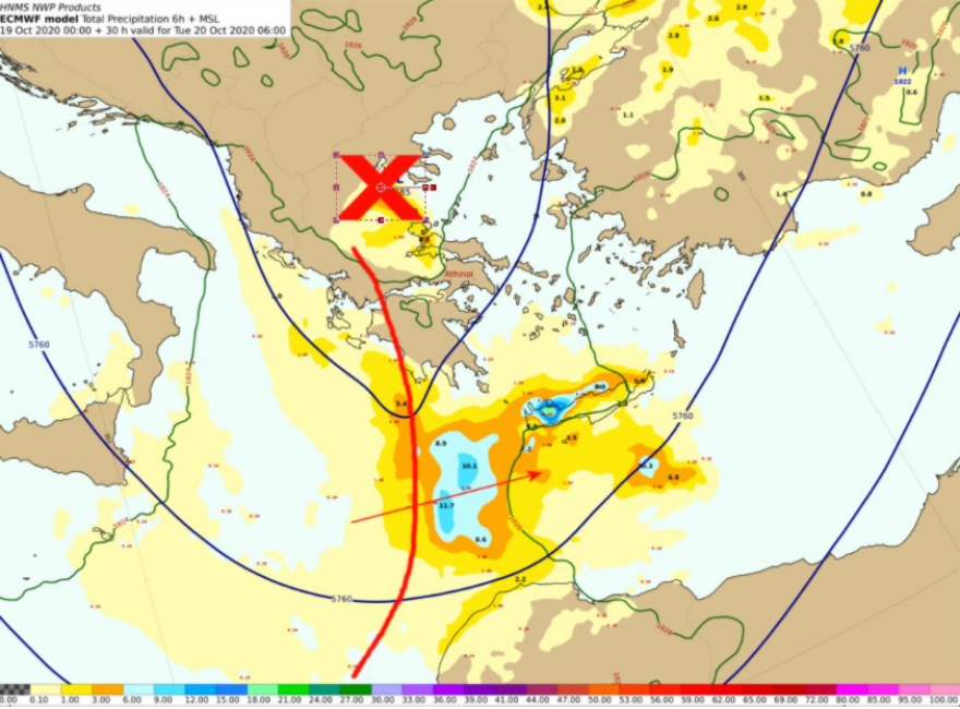 Καιρός: Κακοκαιρία σε Κρήτη, δυτικές Κυκλάδες - Βίντεο και χάρτες 