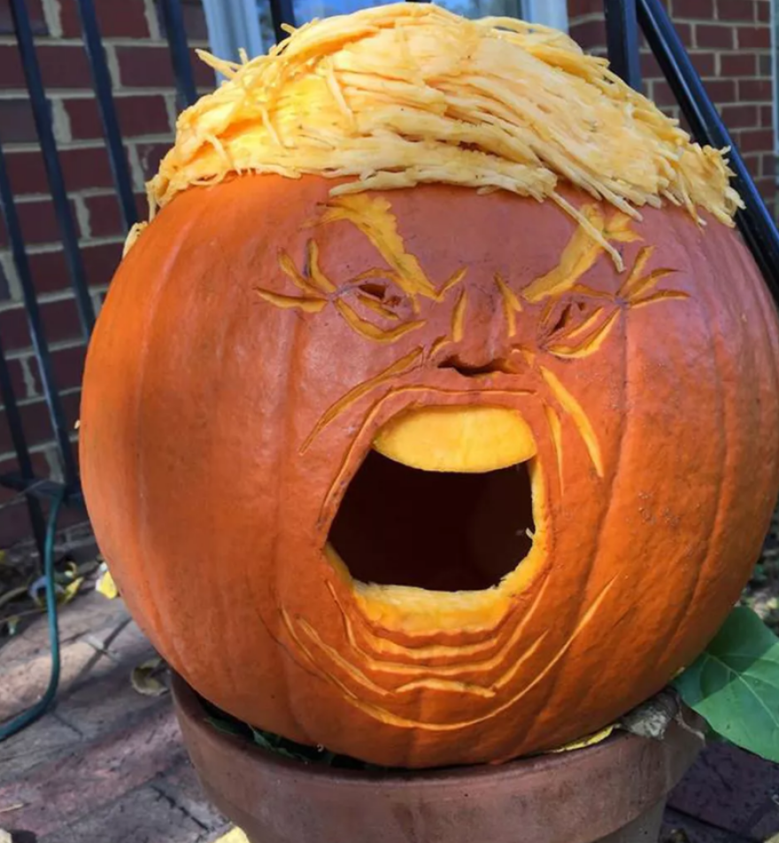 Trumpkin, ή ο Τραμπ σε... κολοκύθα για το φετινό Halloween (εικόνες)