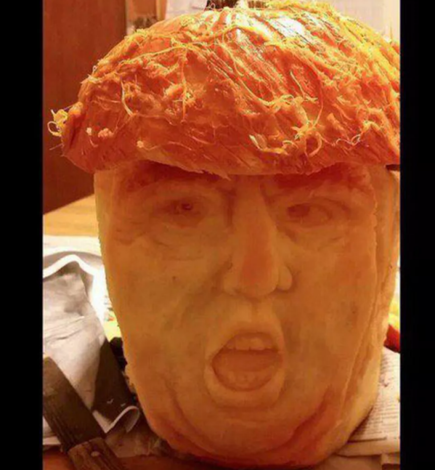 Trumpkin, ή ο Τραμπ σε... κολοκύθα για το φετινό Halloween (εικόνες)