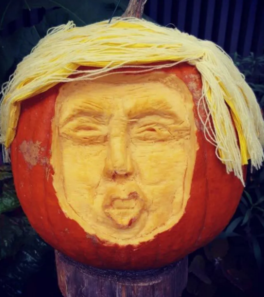 Trumpkin, ή ο Τραμπ σε... κολοκύθα για το φετινό Halloween (εικόνες)