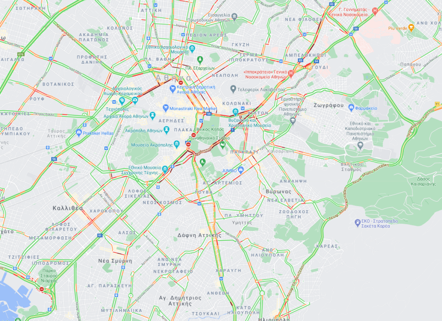 Κίνηση: Αποκαταστάθηκε η κυκλοφορία στους δρόμους