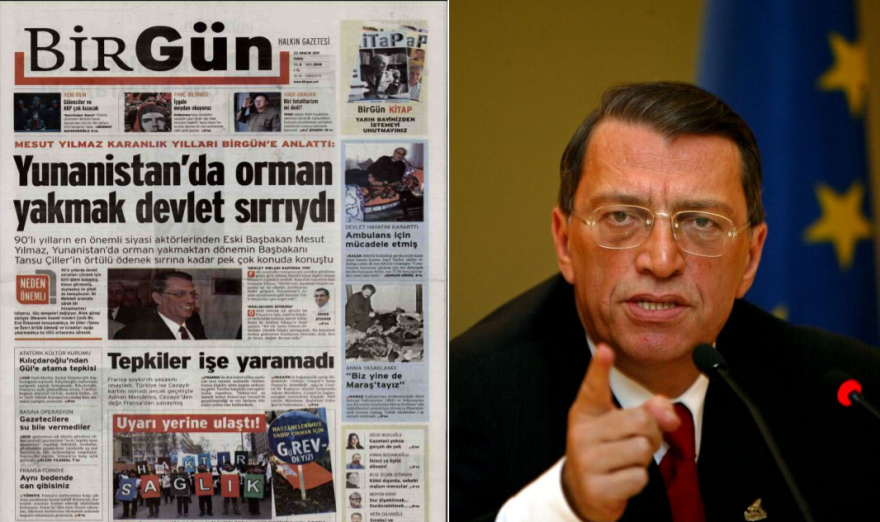 Μεσούτ Γιλμάζ: Όταν αποκάλυπτε πως η τουρκική ΜΙΤ έκαψε ελληνικά δάση